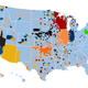 Illustration for article titled Facebook Data Give Us The Best Fandom Map of the NCAA Tournament